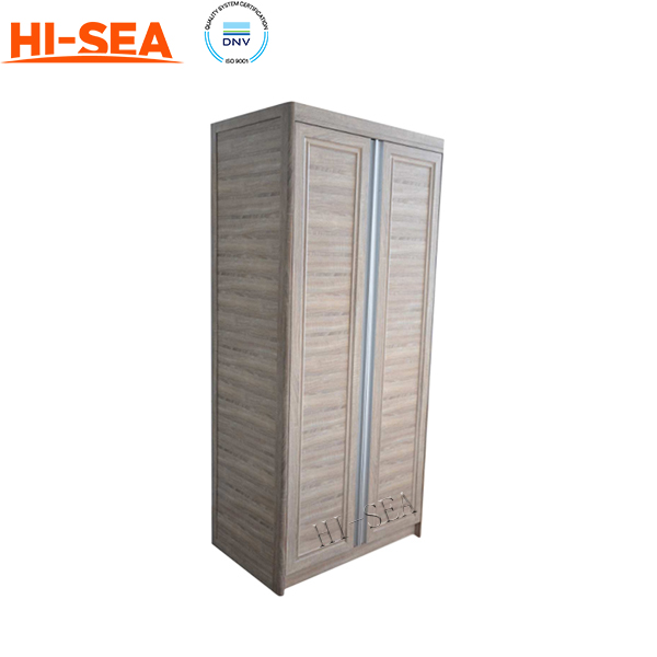 Aluminum Double Door Wardrobe